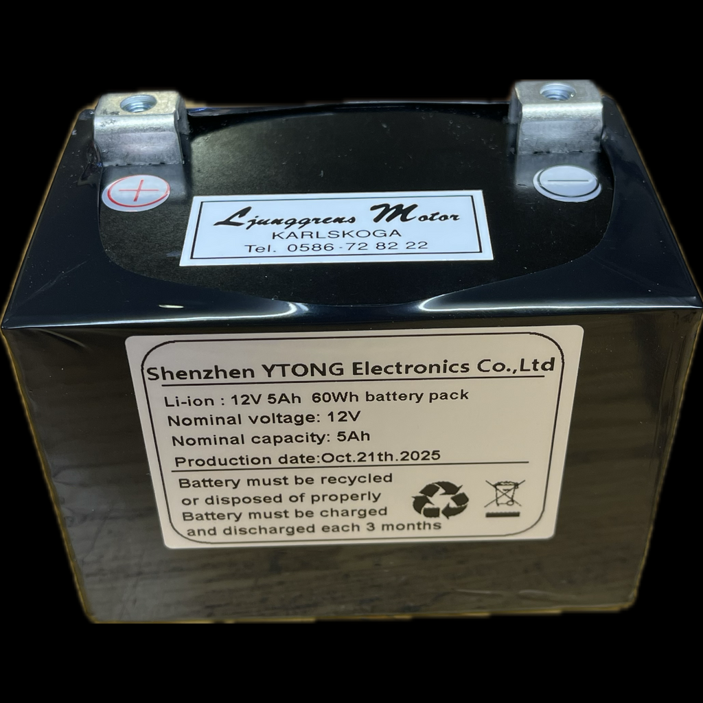 Nytt Super Batteri 5Ah för dig som kör mörker