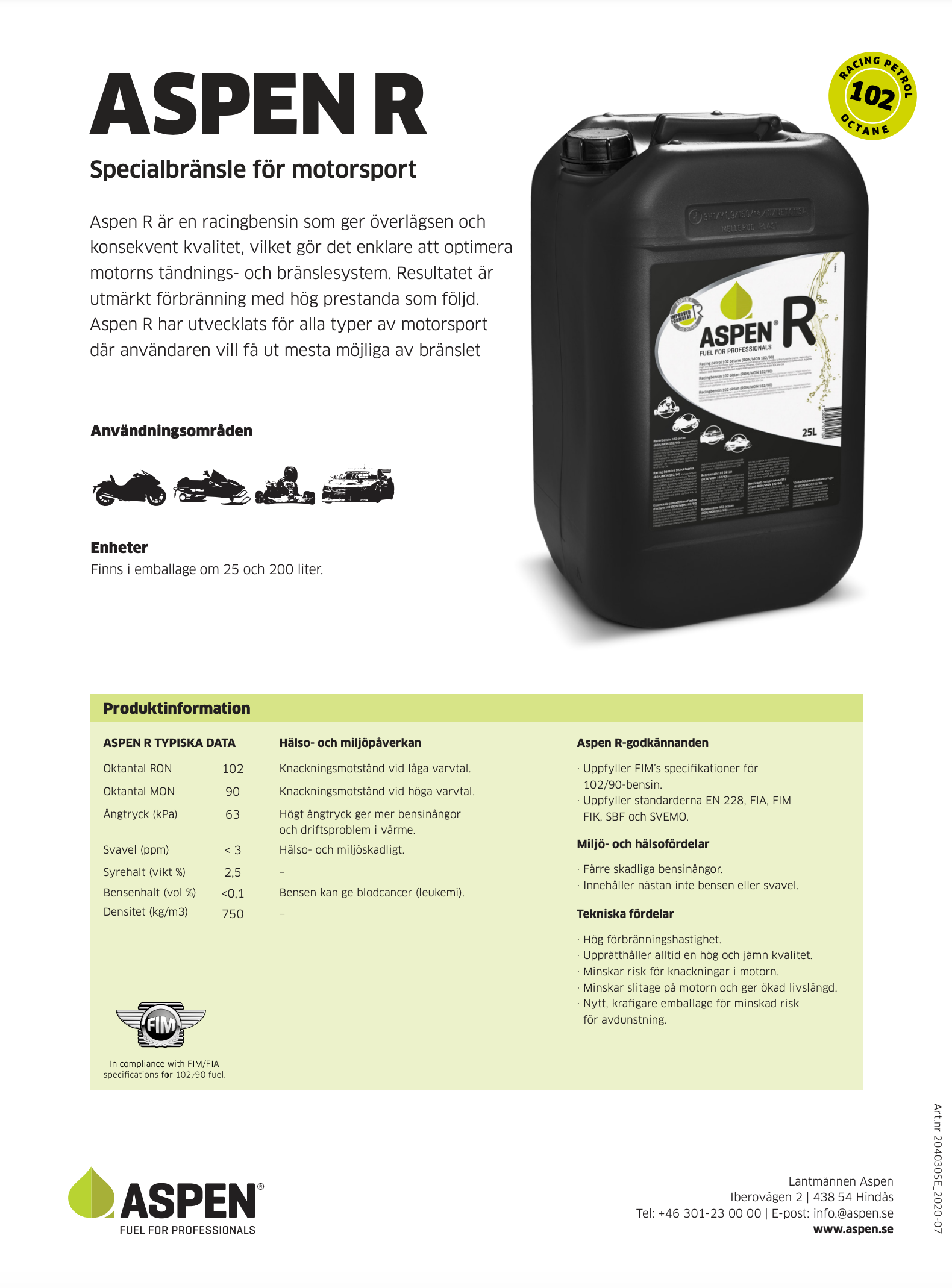 Aspen R 25 liter